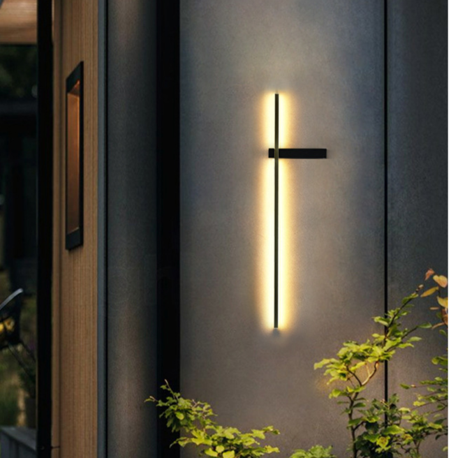 Outdoor Pillar Wall Light
