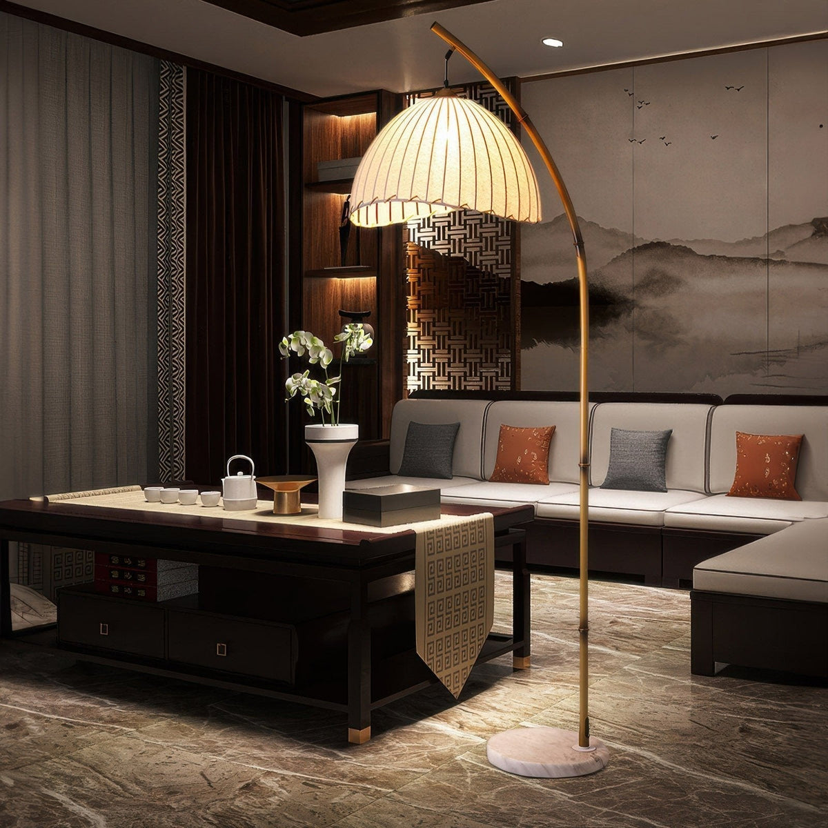 Zen Bamboo Floor Lamp