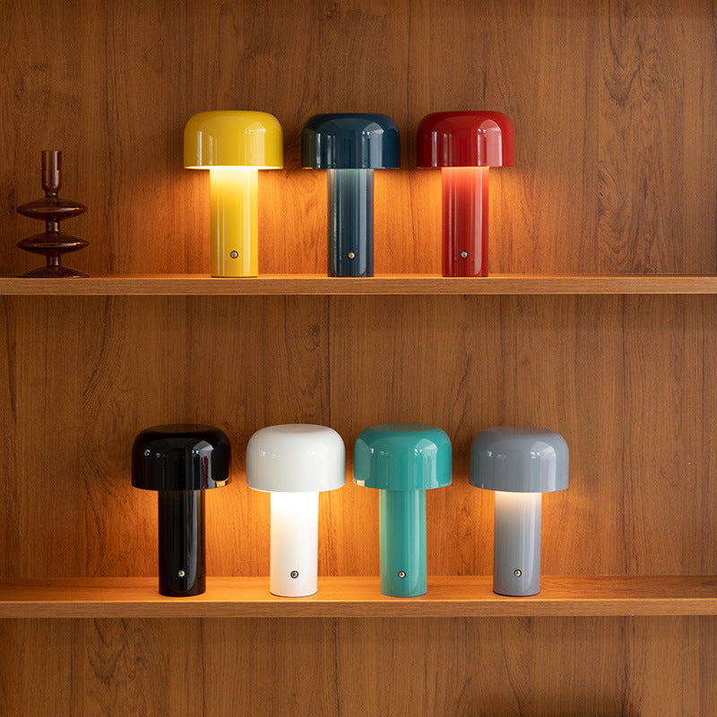Italian Cordless Mushroom Table Lamp