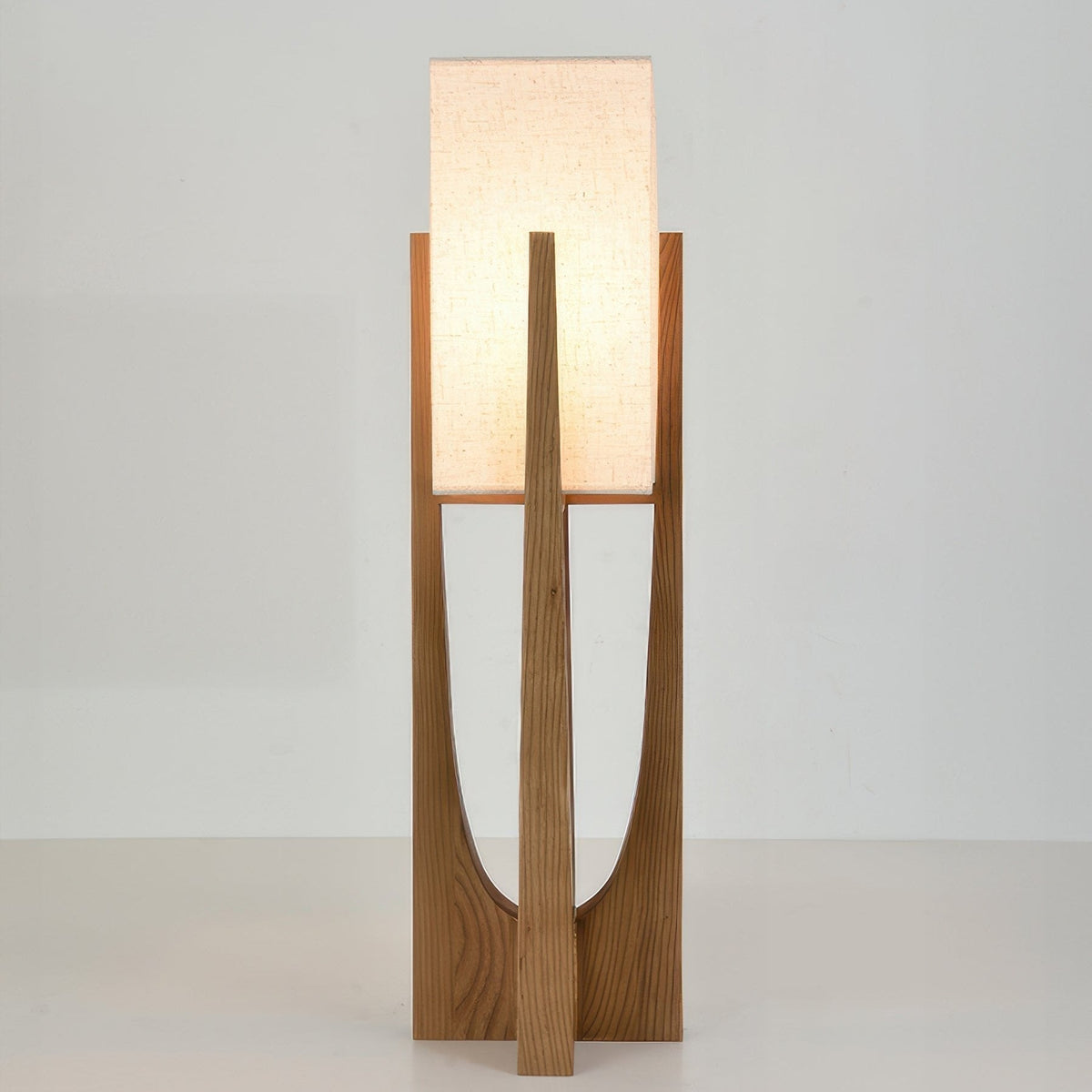 Solid Walnut Floor Lamp