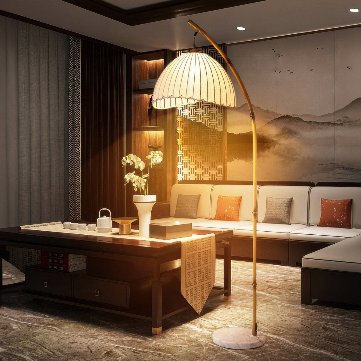 Zen Bamboo Floor Lamp