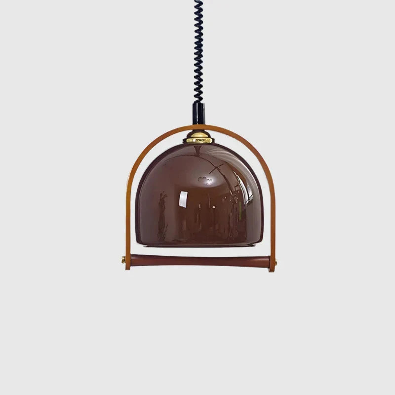 Vintage Bauhaus Wooden Pendant
