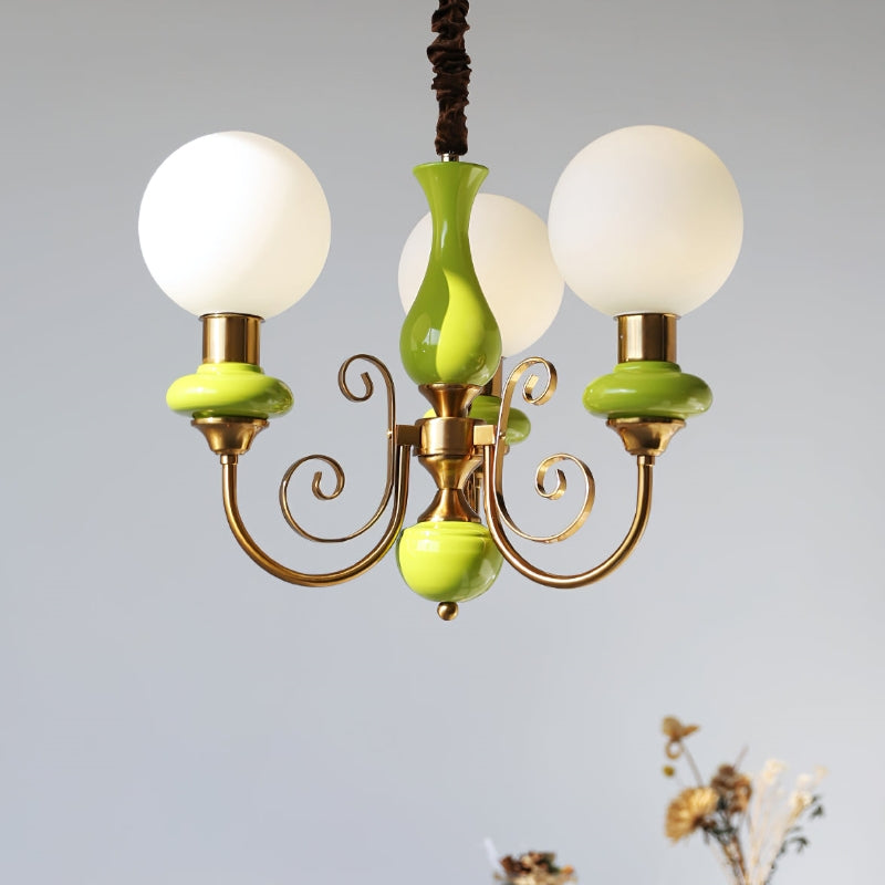 Modern Onyx Art Chandelier