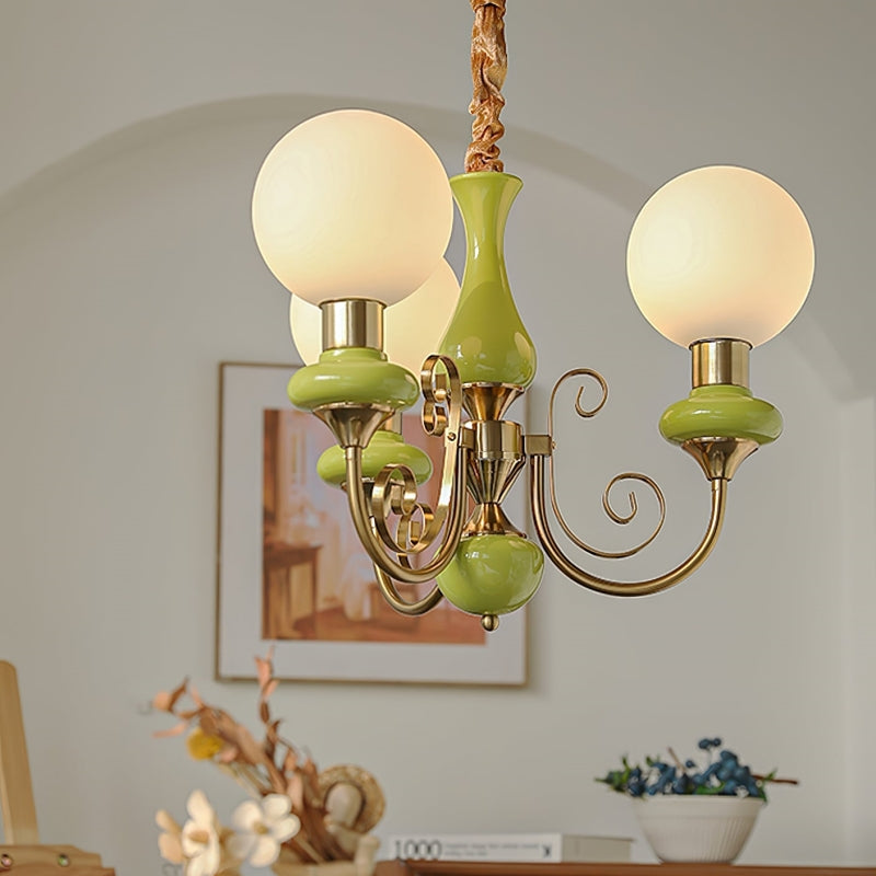 Modern Onyx Art Chandelier