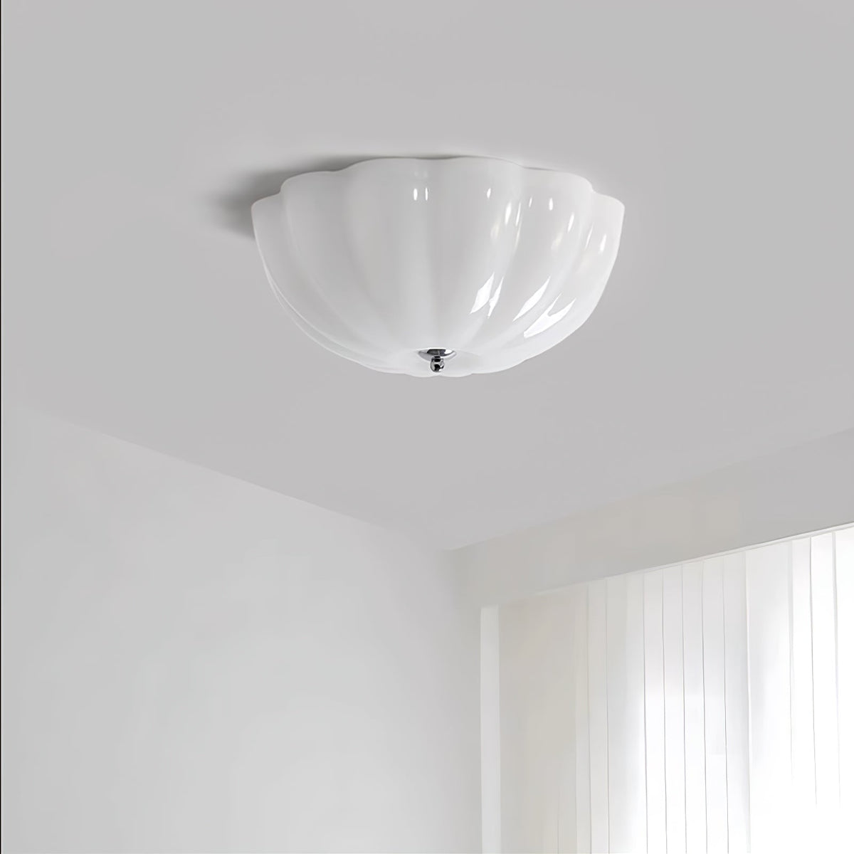 Opal Shell Ceiling Light