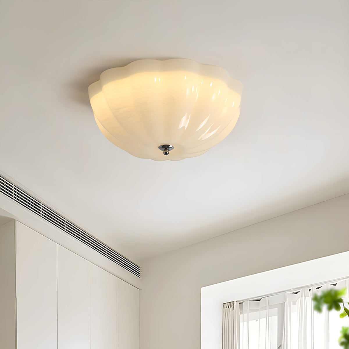 Opal Shell Ceiling Light
