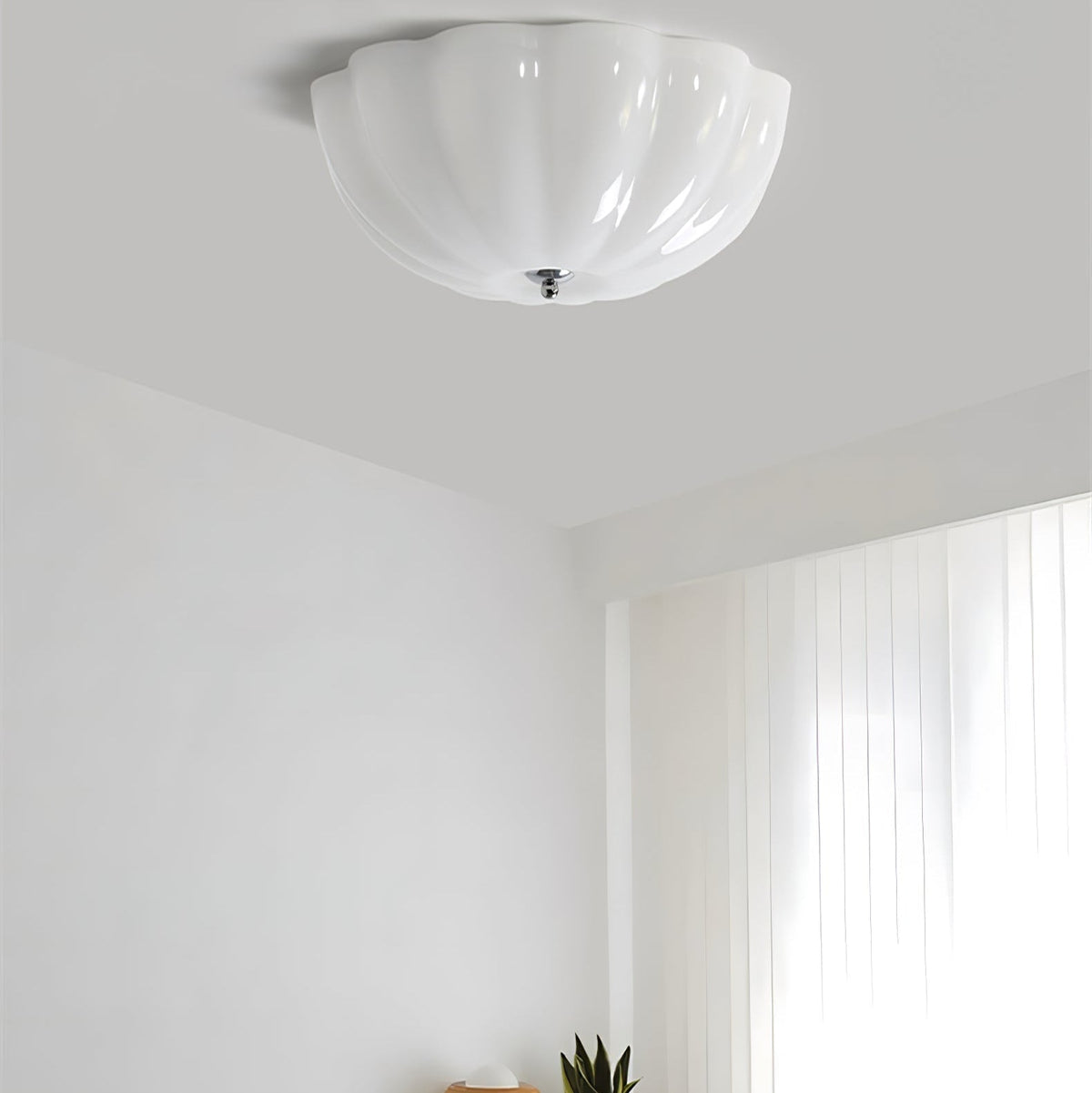 Opal Shell Ceiling Light