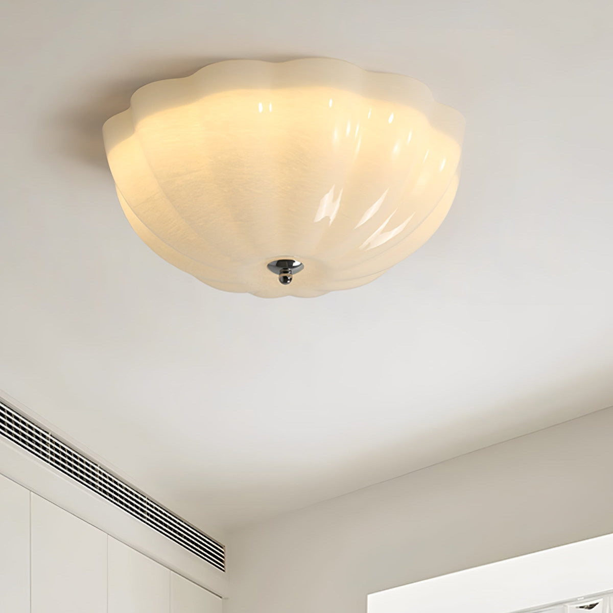Opal Shell Ceiling Light