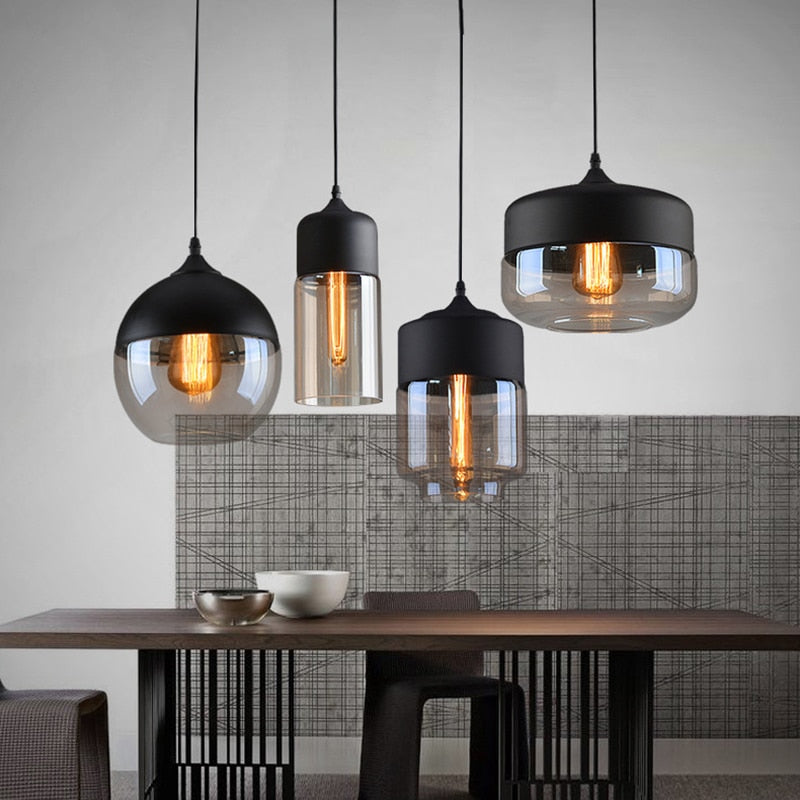 Metal & Glass Pendant Lights