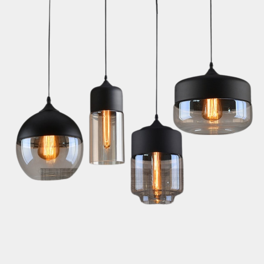 Metal & Glass Pendant Lights