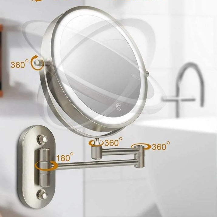 Rechargeable LED Magnifying Makeup Mirror