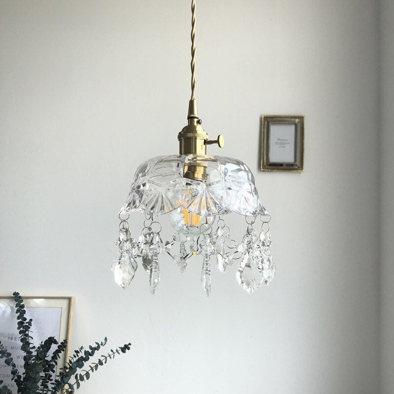 Raysis Crystal Glass Pendant Light