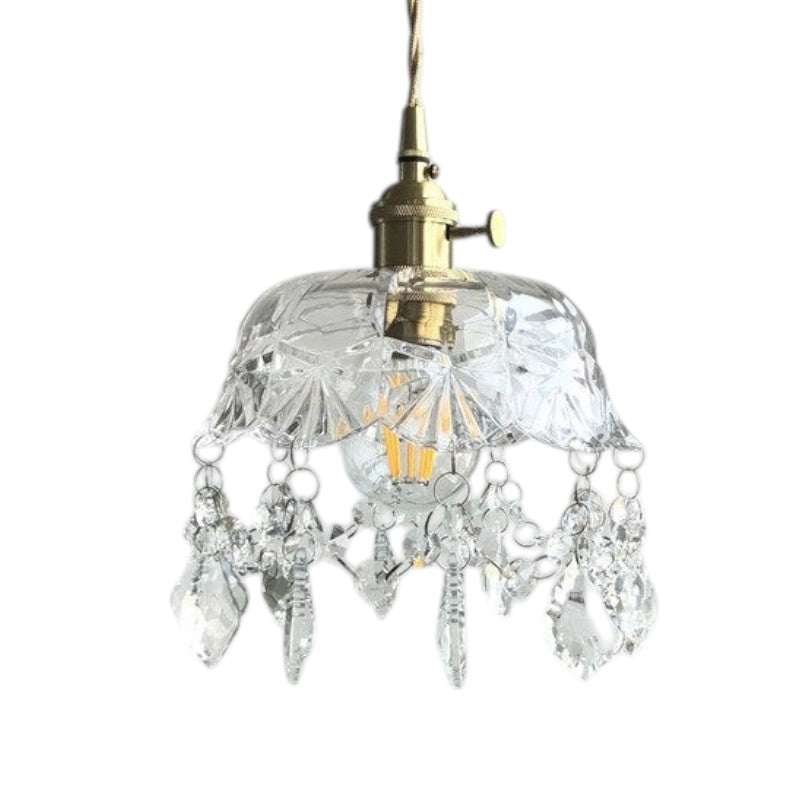 Raysis Crystal Glass Pendant Light