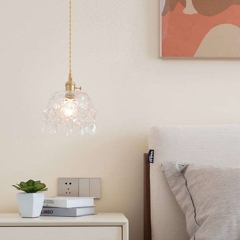 Raysis Crystal Glass Pendant Light