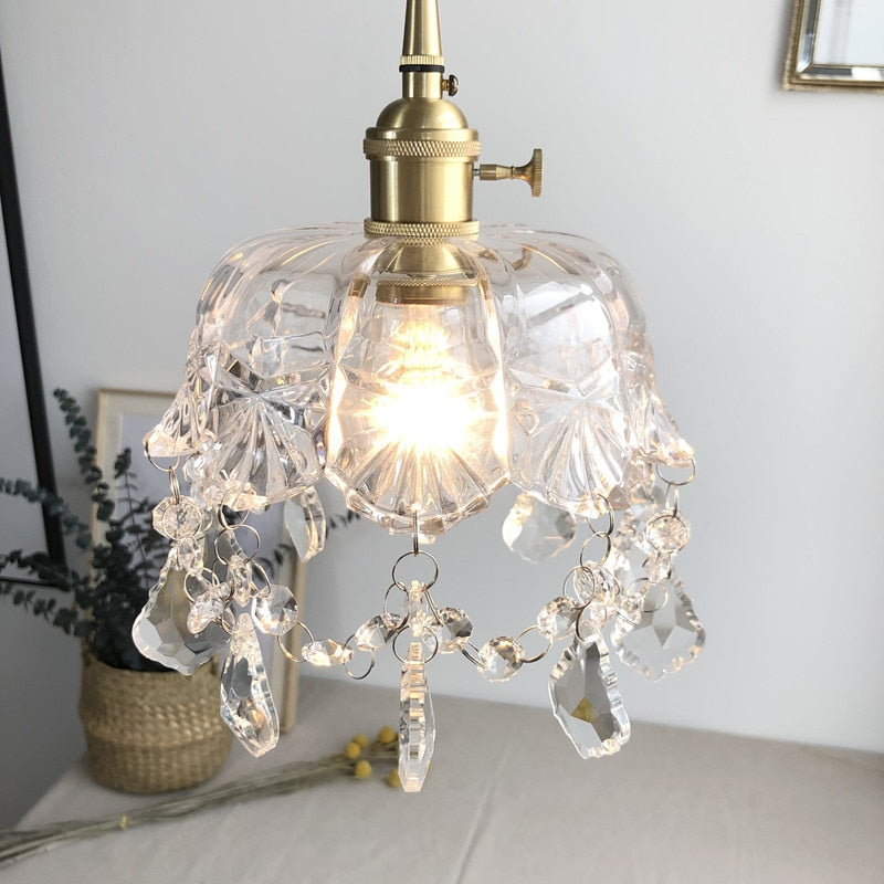 Raysis Crystal Glass Pendant Light