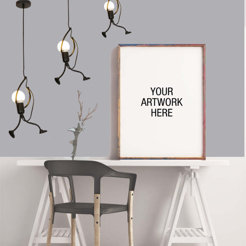 Retro Robot Pendant Lamp