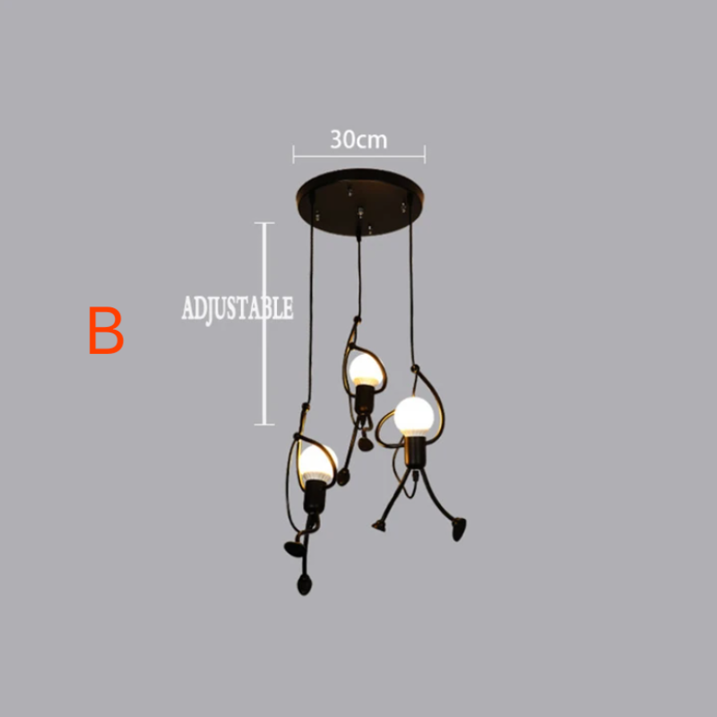 Retro Robot Pendant Lamp