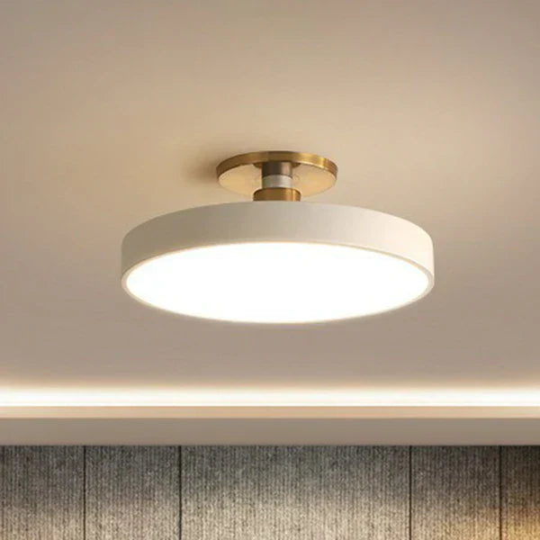 Round Acrylic Flush Mount LED Ceiling Light