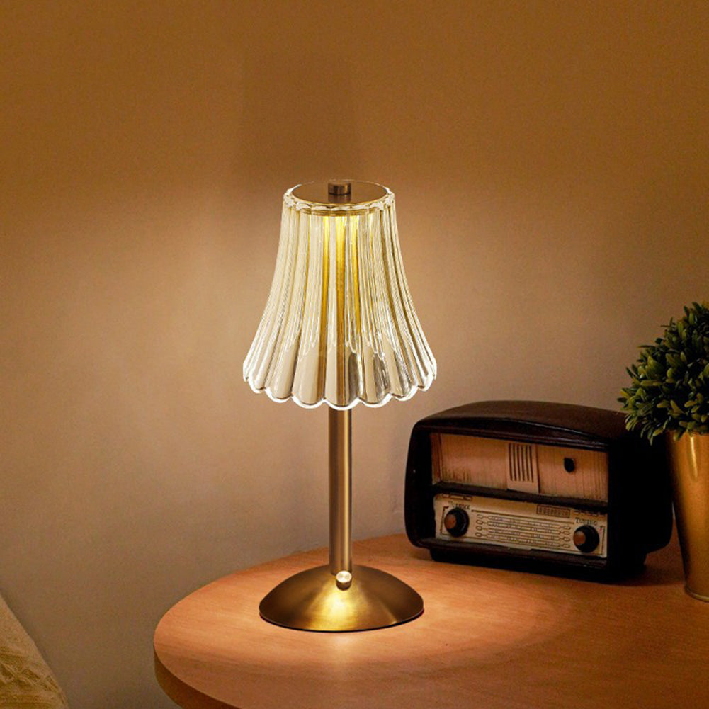 Gold Crystal Table Lamp