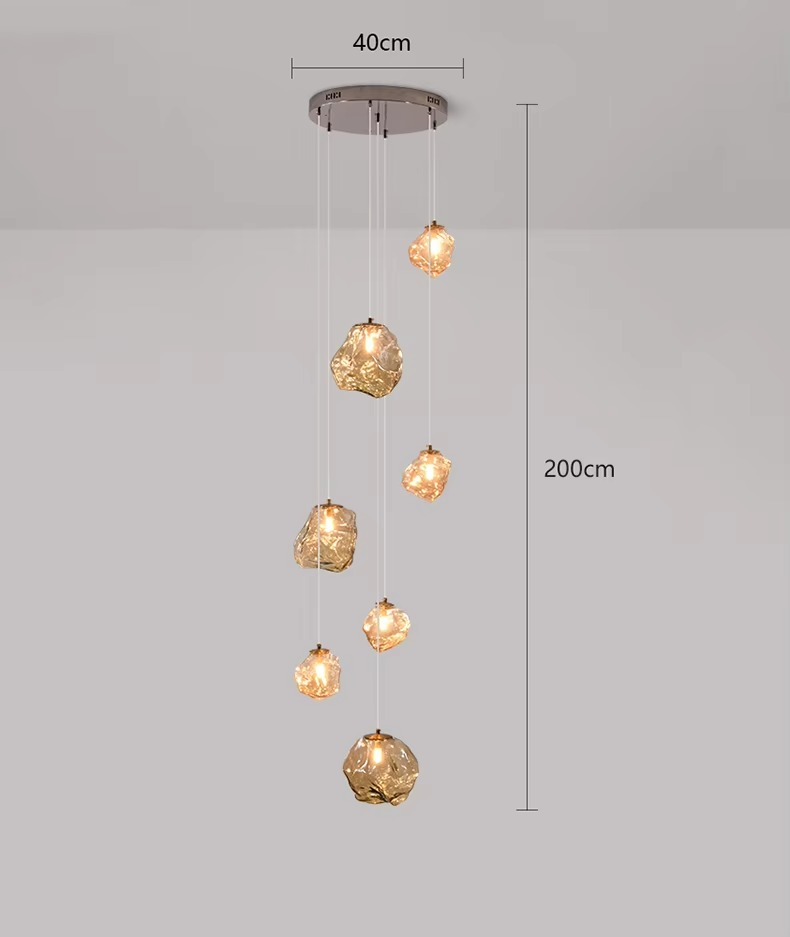 Modern Staircase Chandelier