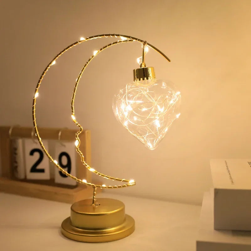 Crescent Moon Fairy Lamp