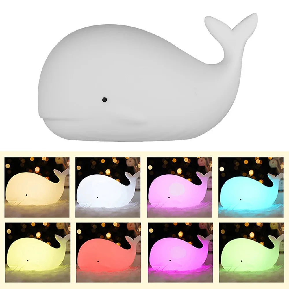Squishy Whale Night Light
