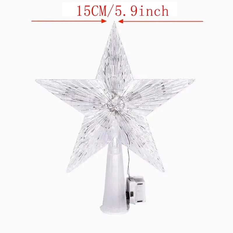 Glowing Star Tree Topper
