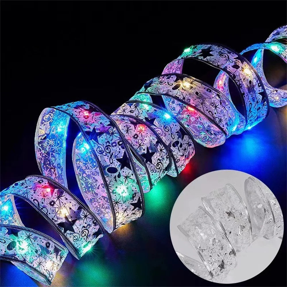 Glowing Ribbon Tree Lights