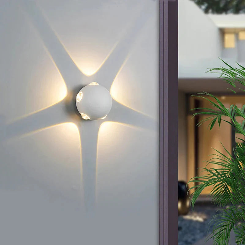 Aluminum Globe Wall Light