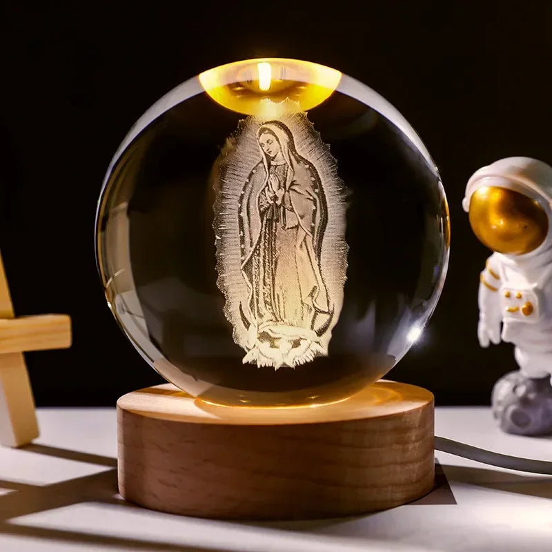 Faith Crystal Ball Night Light
