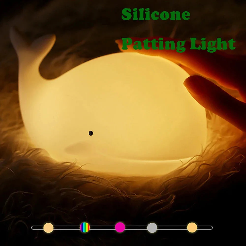 Squishy Whale Night Light