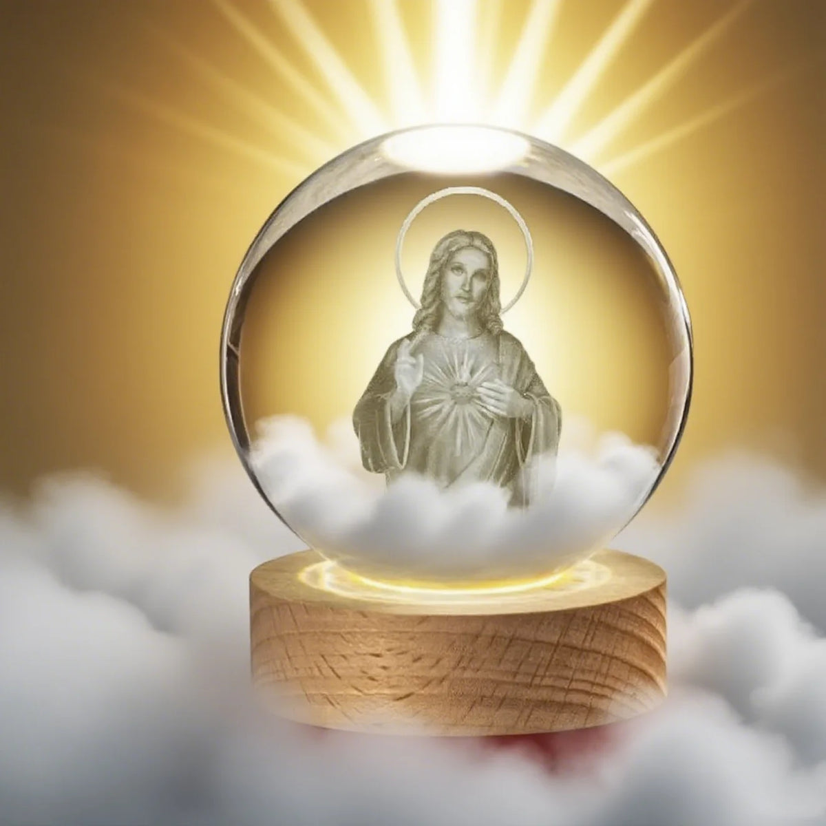 Faith Crystal Ball Night Light