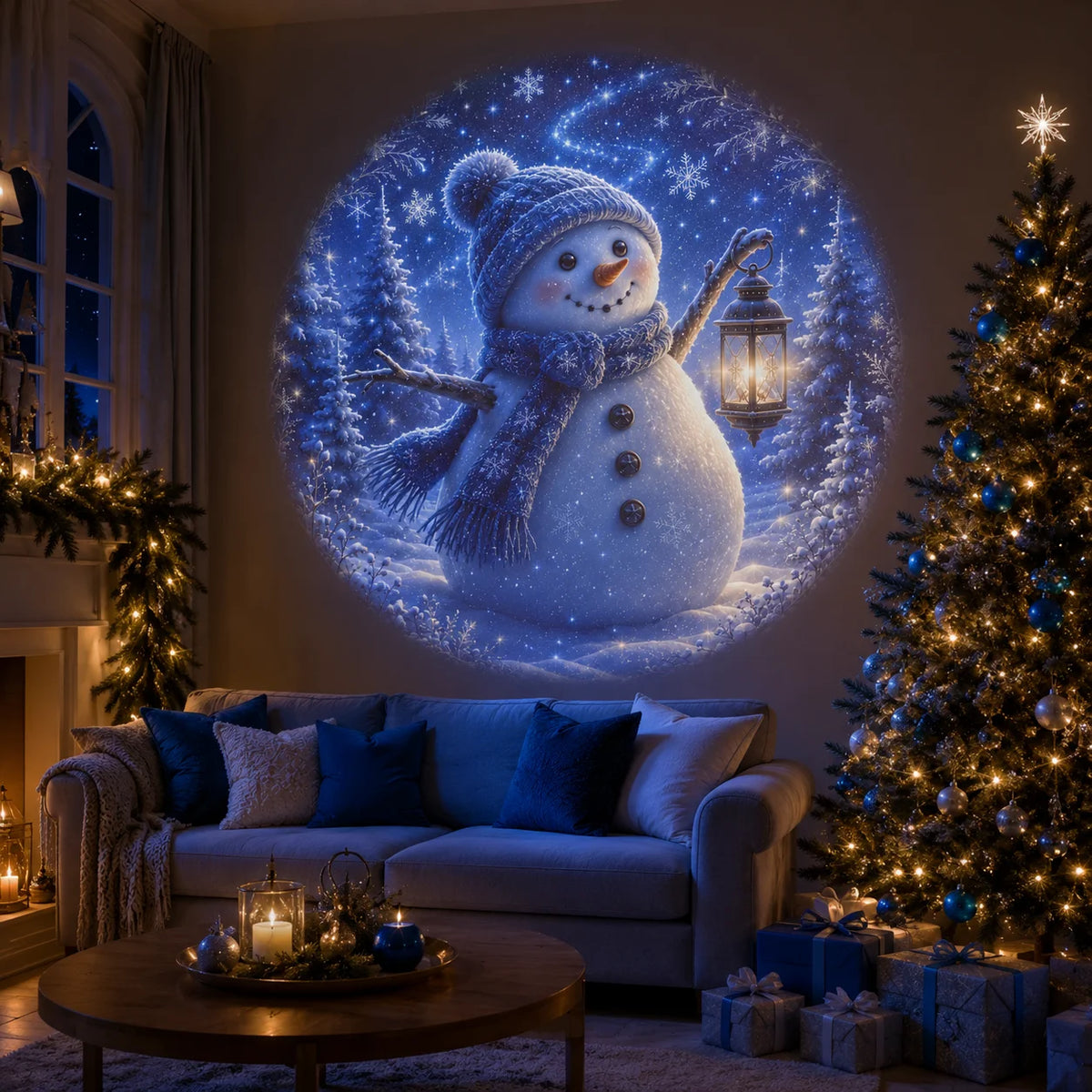 Christmas Scene Projector Light