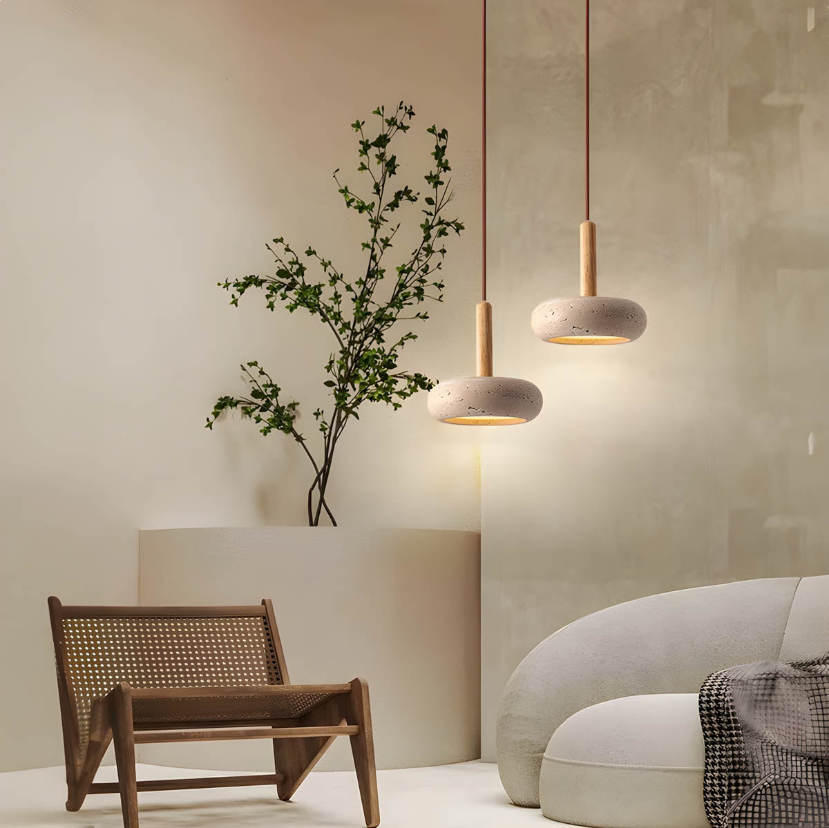 Osho Stone Pendant Light