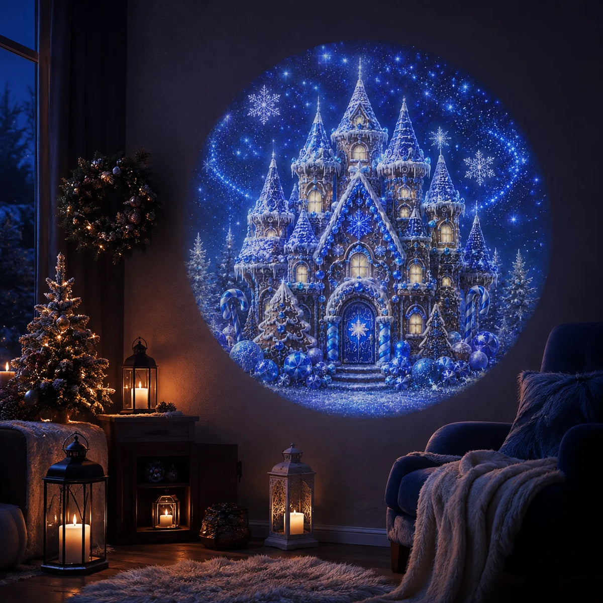 Christmas Scene Projector Light