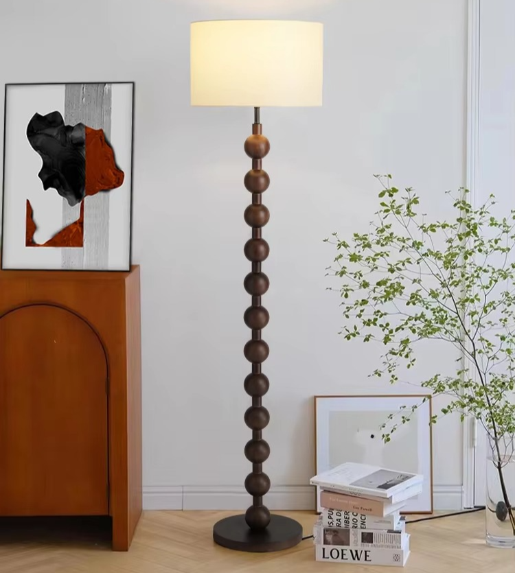 Japandi Wooden Floor Lamp