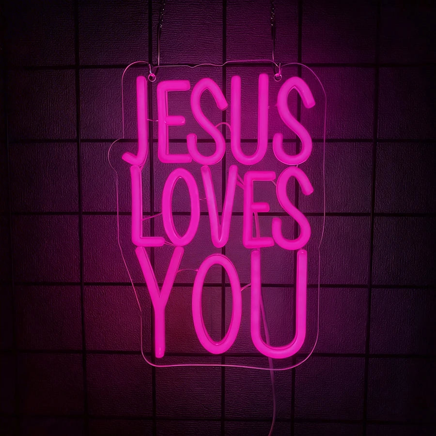 Faith Message Neon Sign