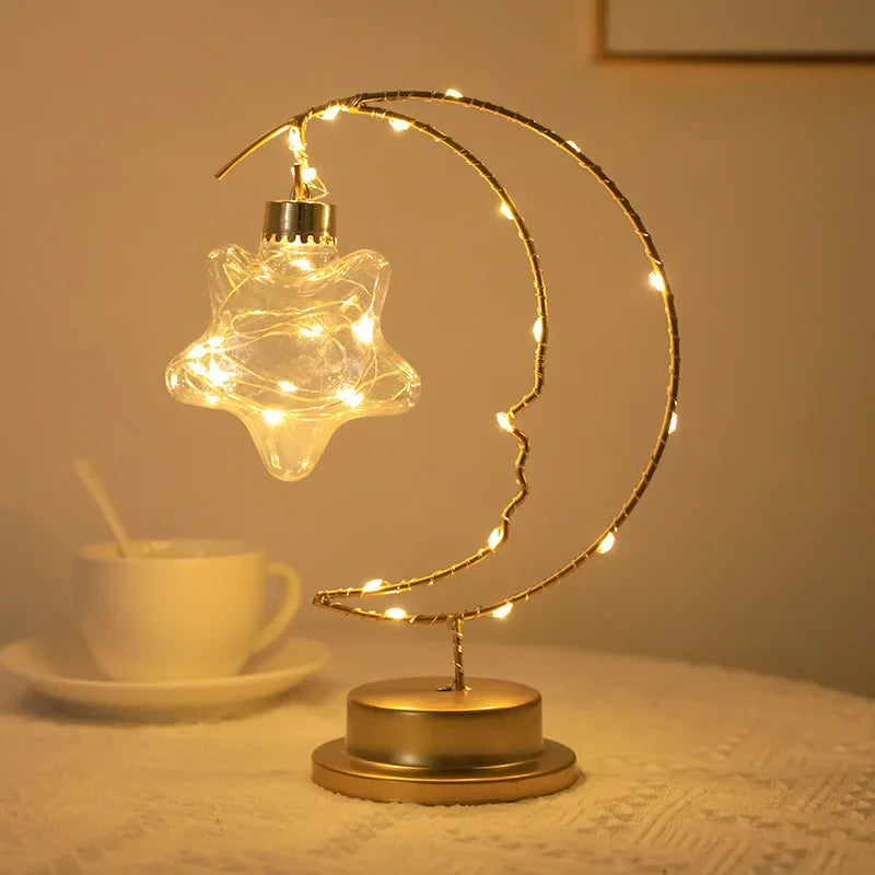 Crescent Moon Fairy Lamp