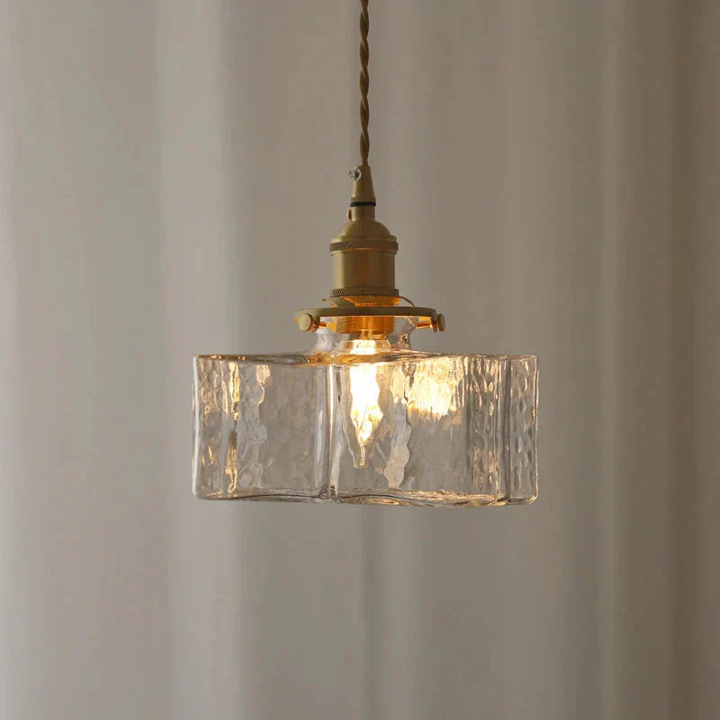 Fatima Retro Glass Pendant Light