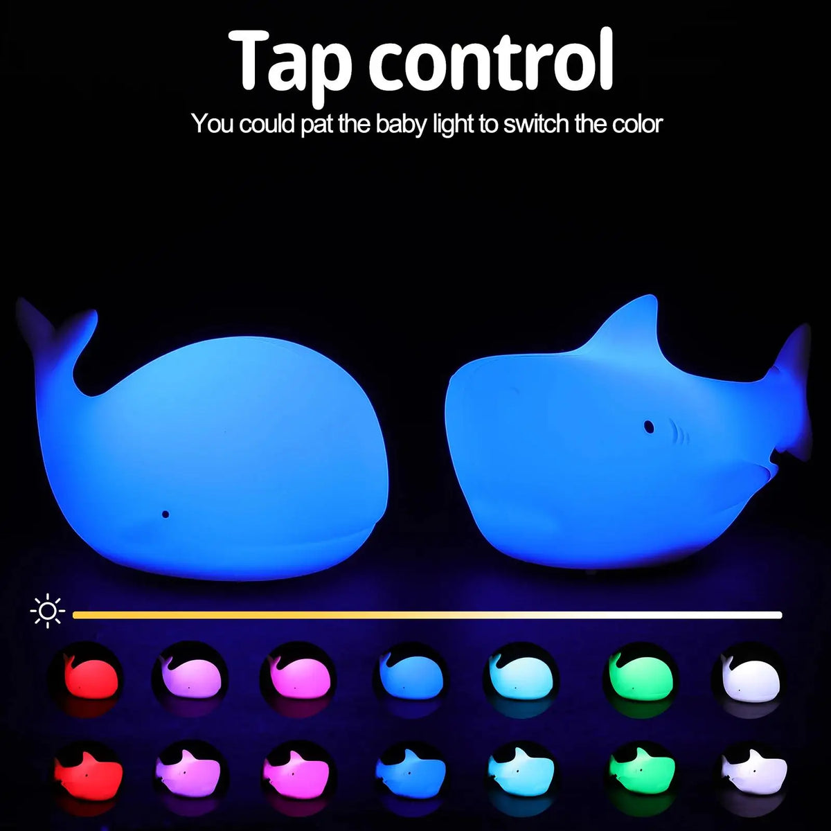 Squishy Whale Night Light