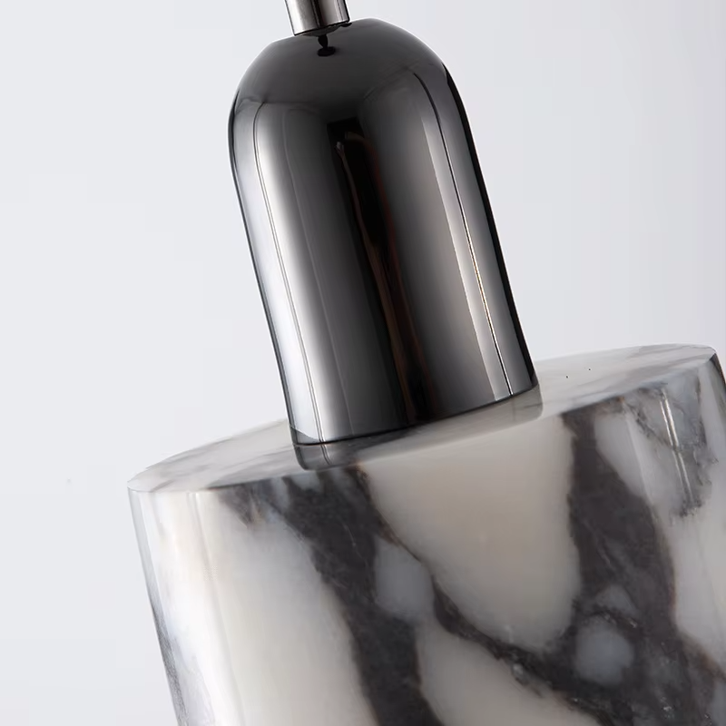 Black Marble Pendant Light
