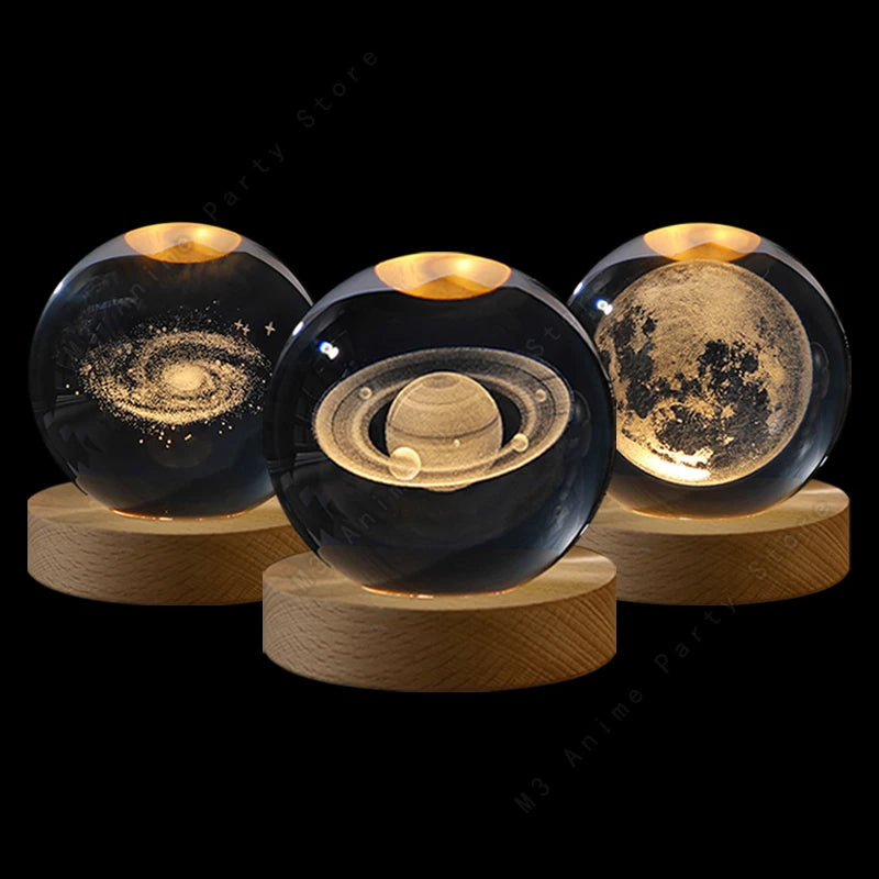 Crystal Ball Planet Lamp
