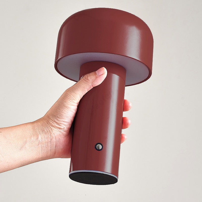 Italian Cordless Mushroom Table Lamp
