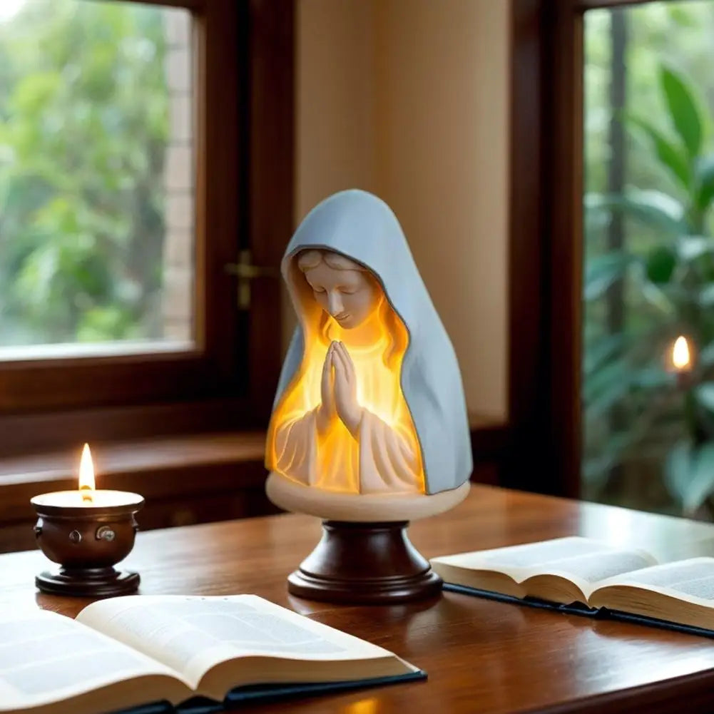 Praying Virgin Mary Lamp