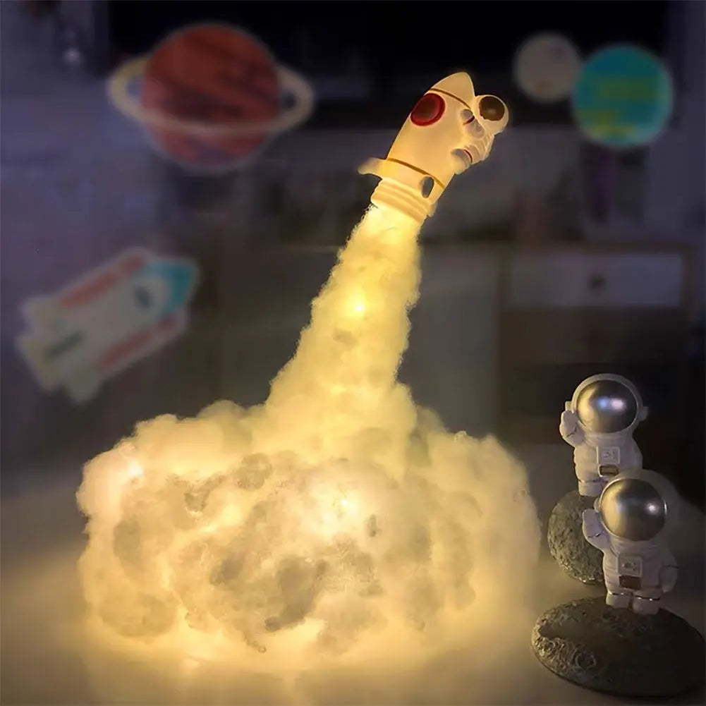 Rocket Launch Cloud Lamp