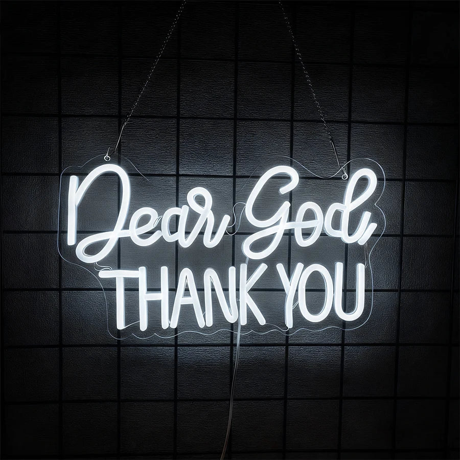 Faith Message Neon Sign