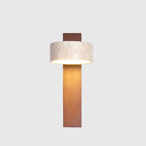 Wabi Sabi Travertine Wall Light