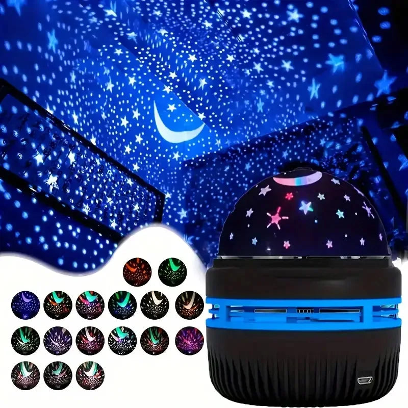 Rotating Starry Sky Projector