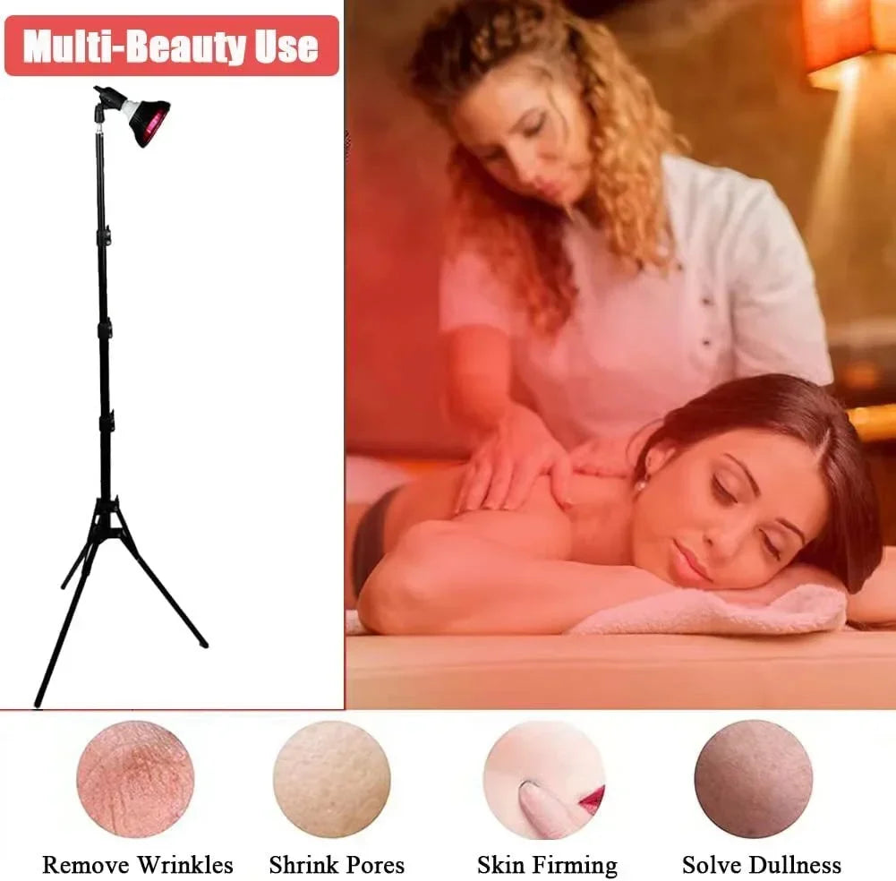 Red Light Therapy Lamp with Stand