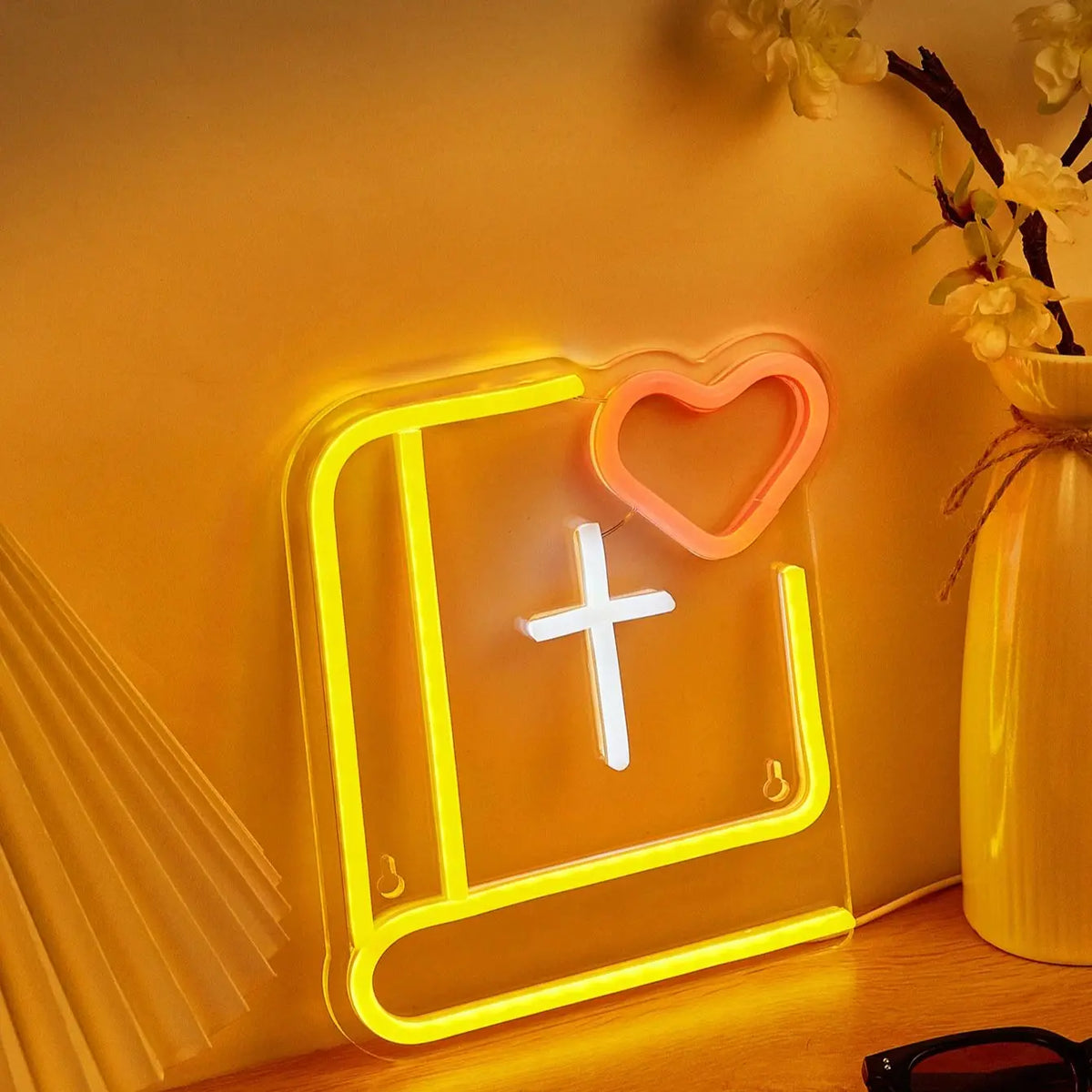 Holy Bible Neon Sign